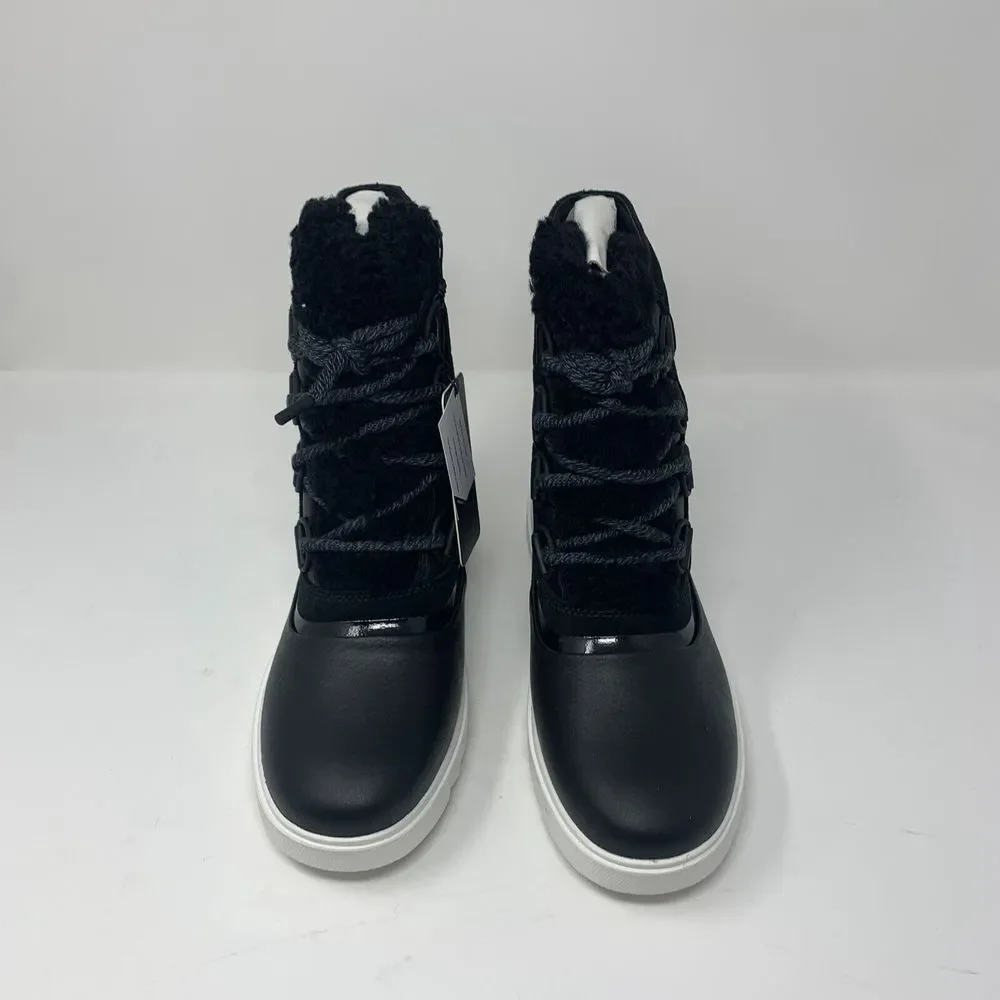 Sorel Joan of Arctic Next Lite Boots‎ Women's 7.5 Black Sea Salt Waterproof